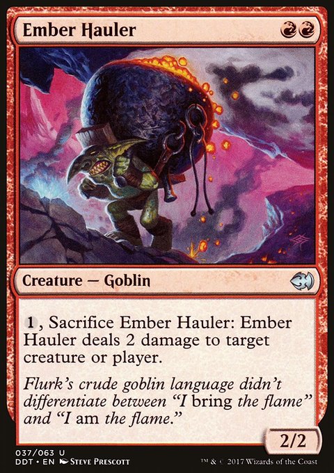 Ember Hauler, Duel Decks: Merfolk vs. Goblins #37, Magic: The Gathering card