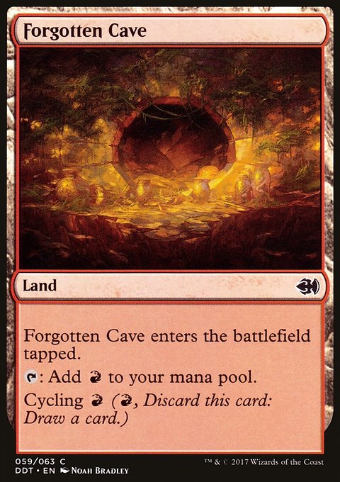Forgotten Cave, Duel Decks: Merfolk vs. Goblins #59, Magic: The Gathering card