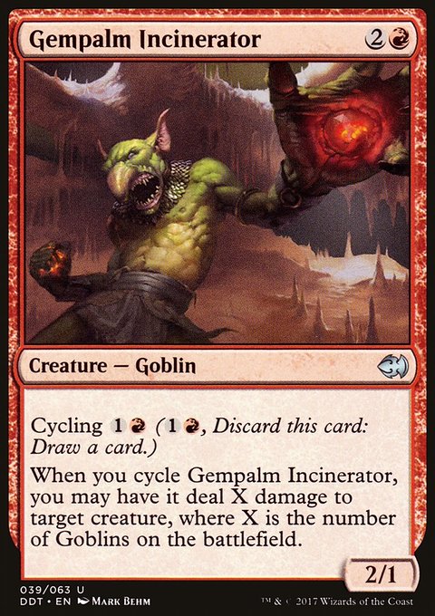 Gempalm Incinerator, Duel Decks: Merfolk vs. Goblins #39, Magic: The Gathering card