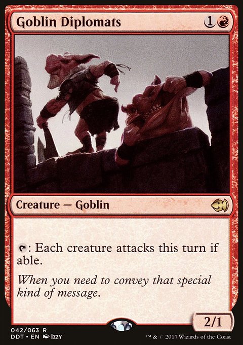 Goblin Diplomats, Duel Decks: Merfolk vs. Goblins #42, Magic: The Gathering card