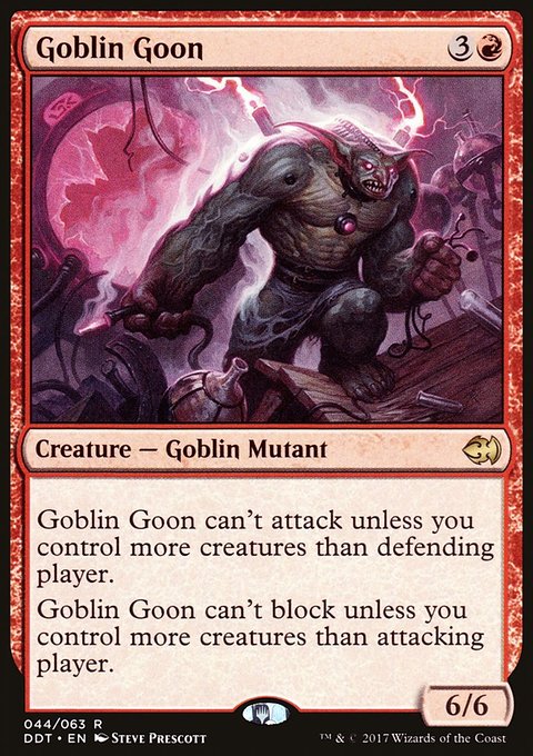 Goblin Goon, Duel Decks: Merfolk vs. Goblins #44, Magic: The Gathering card