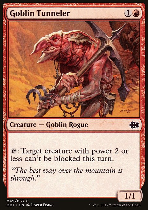 Goblin Tunneler, Duel Decks: Merfolk vs. Goblins #49, Magic: The Gathering card