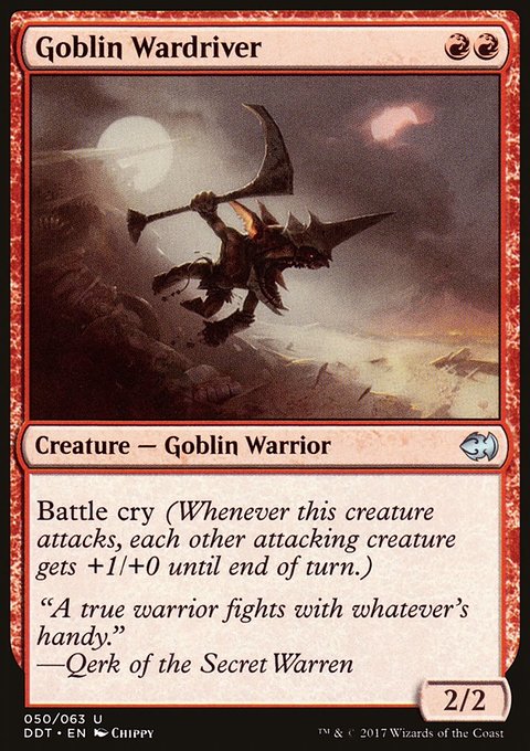 Goblin Wardriver, Duel Decks: Merfolk vs. Goblins #50, Magic: The Gathering card