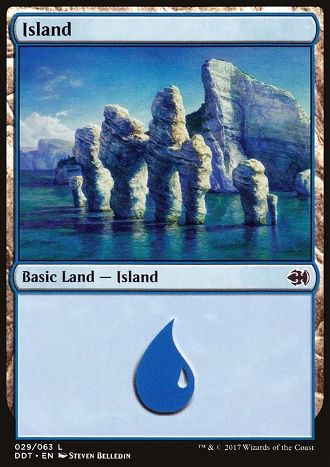 Island, Duel Decks: Merfolk vs. Goblins #29, Magic: The Gathering card