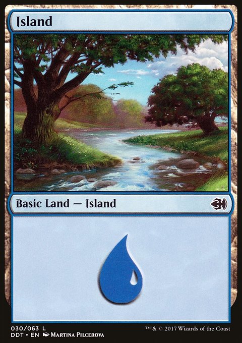 Island, Duel Decks: Merfolk vs. Goblins #30, Magic: The Gathering card