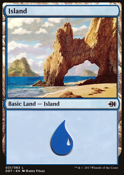 Island, Duel Decks: Merfolk vs. Goblins #31, Magic: The Gathering card