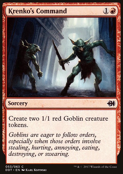 Krenko's Command, Duel Decks: Merfolk vs. Goblins #53, Magic: The Gathering card