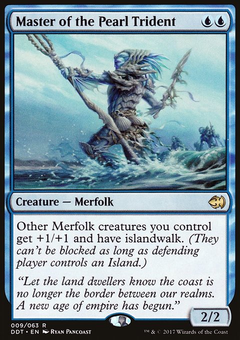 Master of the Pearl Trident, Duel Decks: Merfolk vs. Goblins #9, Magic: The Gathering card