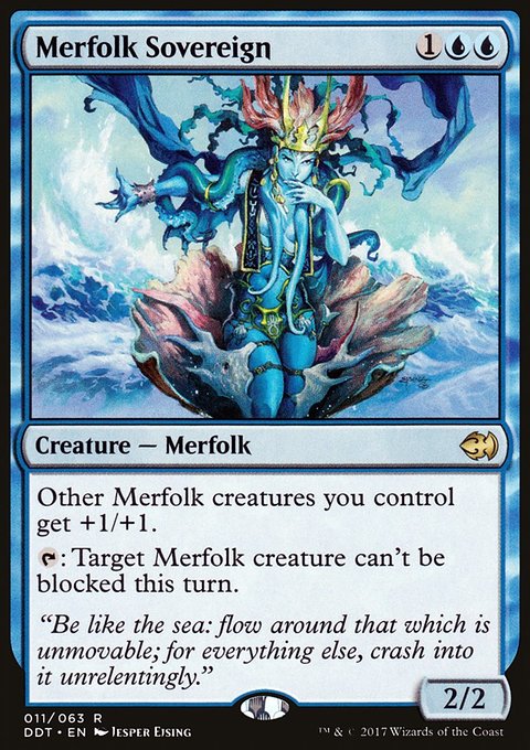 Merfolk Sovereign, Duel Decks: Merfolk vs. Goblins #11, Magic: The Gathering card
