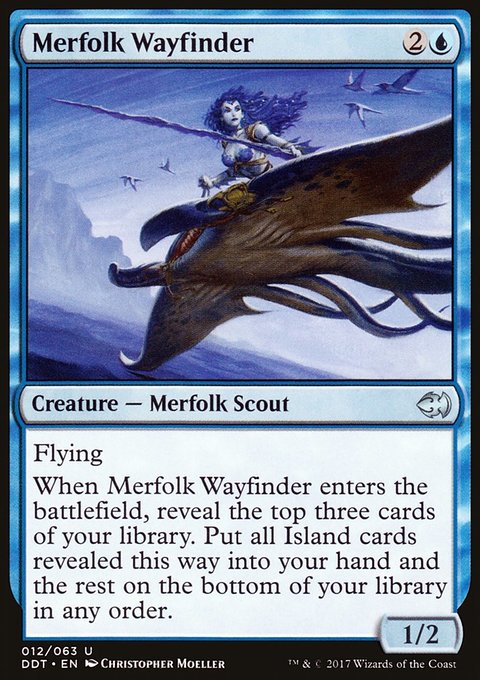 Merfolk Wayfinder, Duel Decks: Merfolk vs. Goblins #12, Magic: The Gathering card
