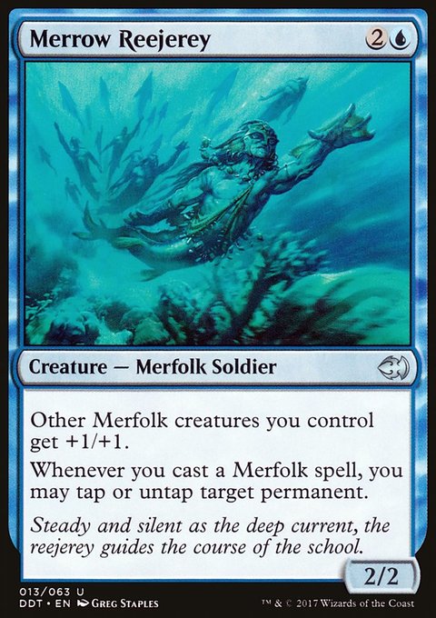 Merrow Reejerey, Duel Decks: Merfolk vs. Goblins #13, Magic: The Gathering card