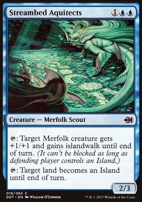 Streambed Aquitects, Duel Decks: Merfolk vs. Goblins #18, Magic: The Gathering card