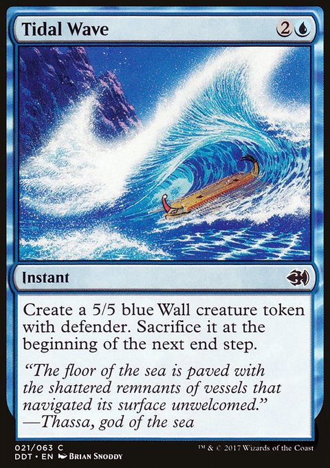 Tidal Wave, Duel Decks: Merfolk vs. Goblins #21, Magic: The Gathering card