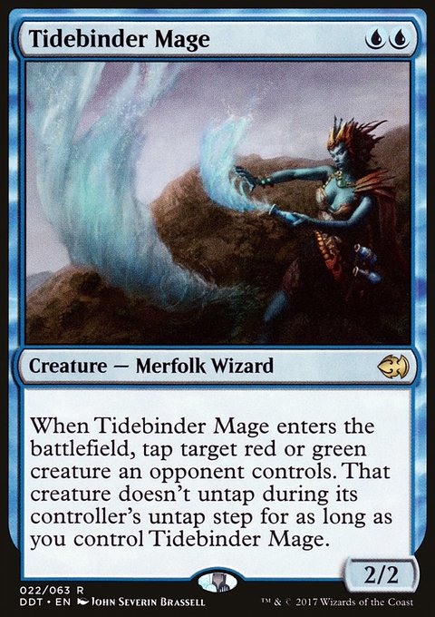 Tidebinder Mage, Duel Decks: Merfolk vs. Goblins #22, Magic: The Gathering card
