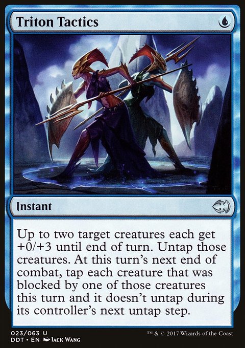 Triton Tactics, Duel Decks: Merfolk vs. Goblins #23, Magic: The Gathering card
