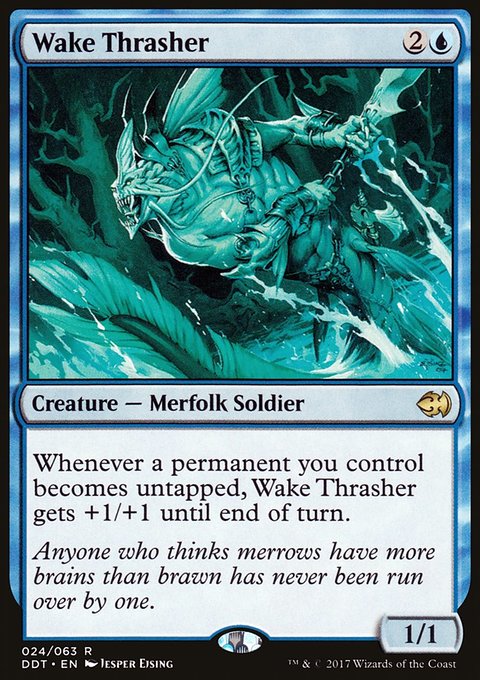 Wake Thrasher, Duel Decks: Merfolk vs. Goblins #24, Magic: The Gathering card