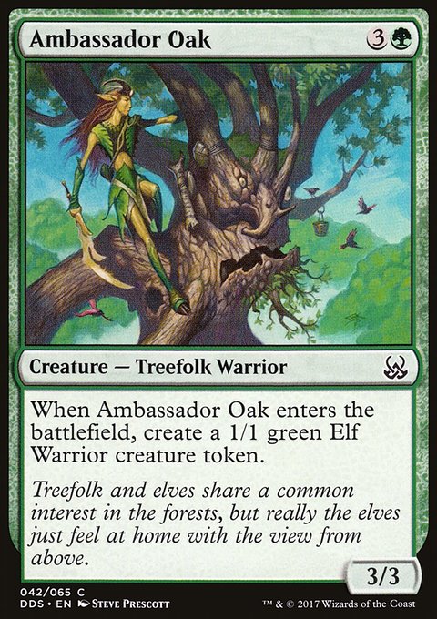 Ambassador Oak, Duel Decks: Mind vs. Might #42, Magic: The Gathering card