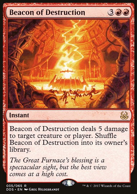 Beacon of Destruction, Duel Decks: Mind vs. Might #35, Magic: The Gathering card
