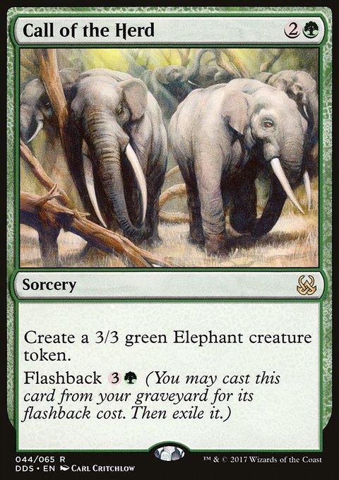 Call of the Herd, Duel Decks: Mind vs. Might #44, Magic: The Gathering card
