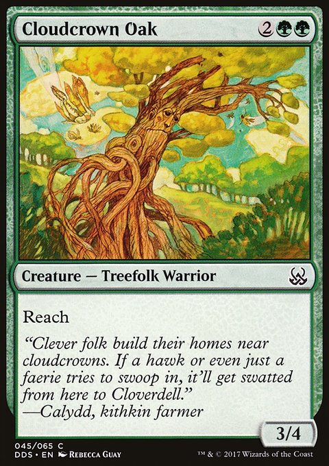 Cloudcrown Oak, Duel Decks: Mind vs. Might #45, Magic: The Gathering card