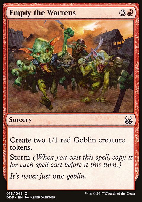Empty the Warrens, Duel Decks: Mind vs. Might #15, Magic: The Gathering card