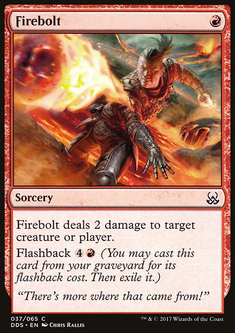 Firebolt, Duel Decks: Mind vs. Might #37, Magic: The Gathering card