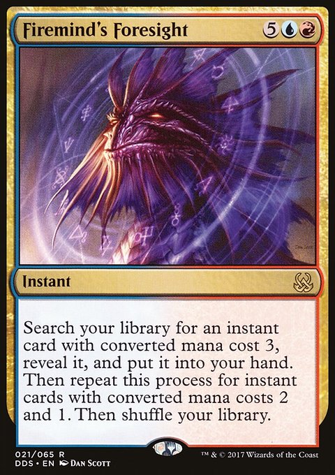 Firemind's Foresight, Duel Decks: Mind vs. Might #21, Magic: The Gathering card