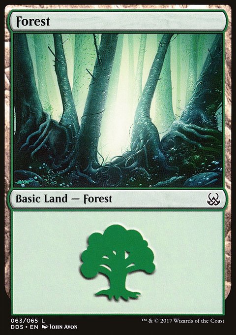 Forest, Duel Decks: Mind vs. Might #63, Magic: The Gathering card