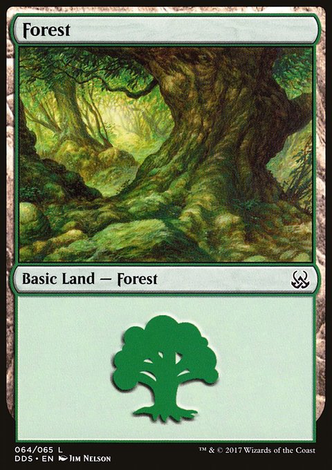 Forest, Duel Decks: Mind vs. Might #64, Magic: The Gathering card