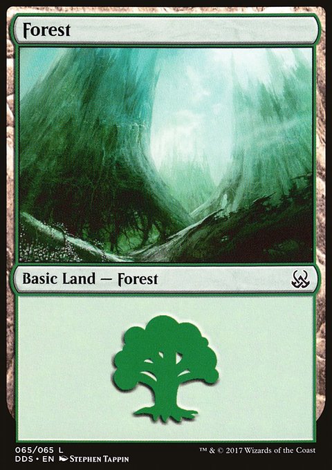 Forest, Duel Decks: Mind vs. Might #65, Magic: The Gathering card