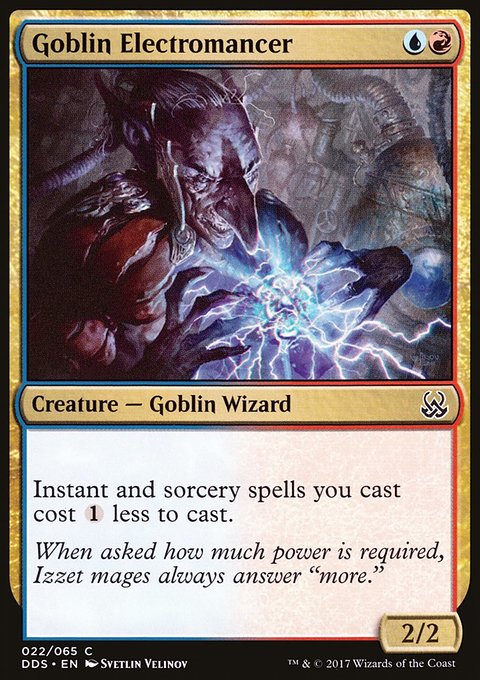 Goblin Electromancer, Duel Decks: Mind vs. Might #22, Magic: The Gathering card