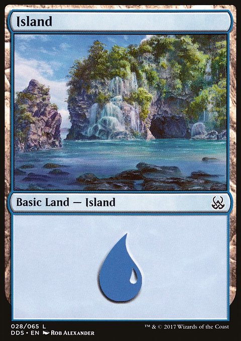 Island, Duel Decks: Mind vs. Might #28, Magic: The Gathering card