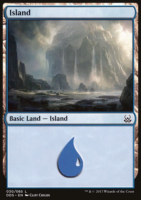 Island, Duel Decks: Mind vs. Might #30, Magic: The Gathering card