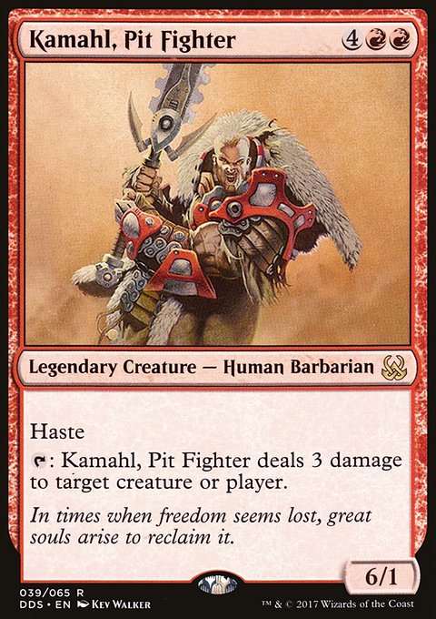 Kamahl, Pit Fighter, Duel Decks: Mind vs. Might #39, Magic: The Gathering card