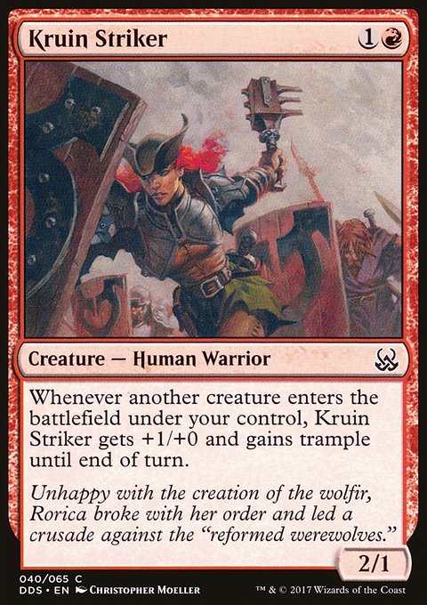 Kruin Striker, Duel Decks: Mind vs. Might #40, Magic: The Gathering card