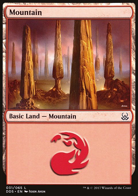 Mountain, Duel Decks: Mind vs. Might #31, Magic: The Gathering card