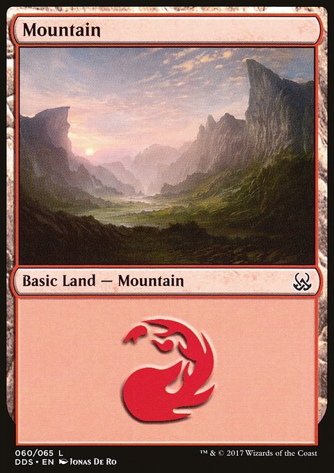 Mountain, Duel Decks: Mind vs. Might #60, Magic: The Gathering card