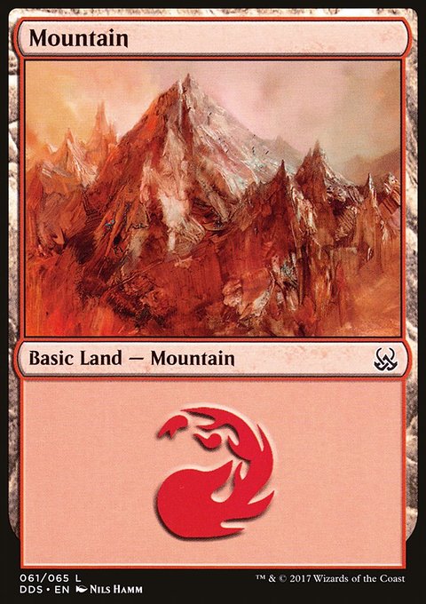 Mountain, Duel Decks: Mind vs. Might #61, Magic: The Gathering card