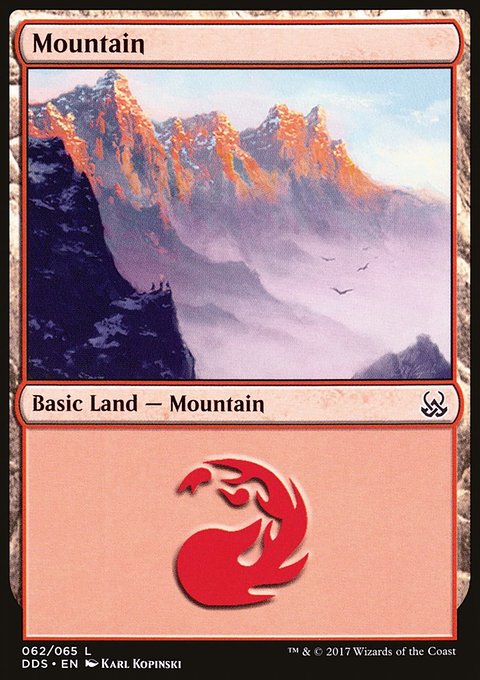 Mountain, Duel Decks: Mind vs. Might #62, Magic: The Gathering card