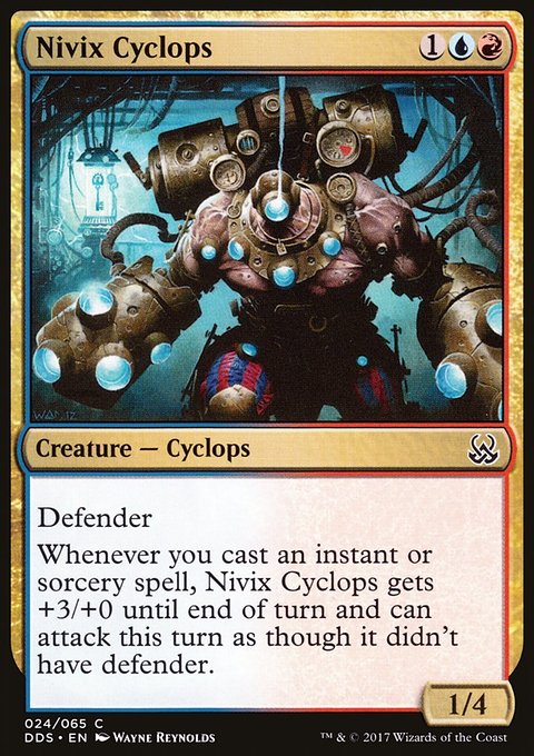 Nivix Cyclops, Duel Decks: Mind vs. Might #24, Magic: The Gathering card