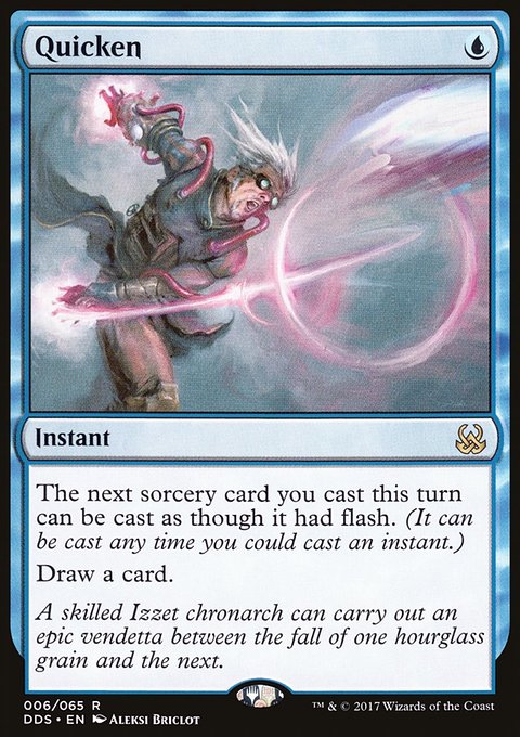Quicken, Duel Decks: Mind vs. Might #6, Magic: The Gathering card