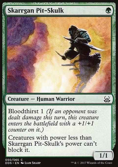 Skarrgan Pit-Skulk, Duel Decks: Mind vs. Might #50, Magic: The Gathering card