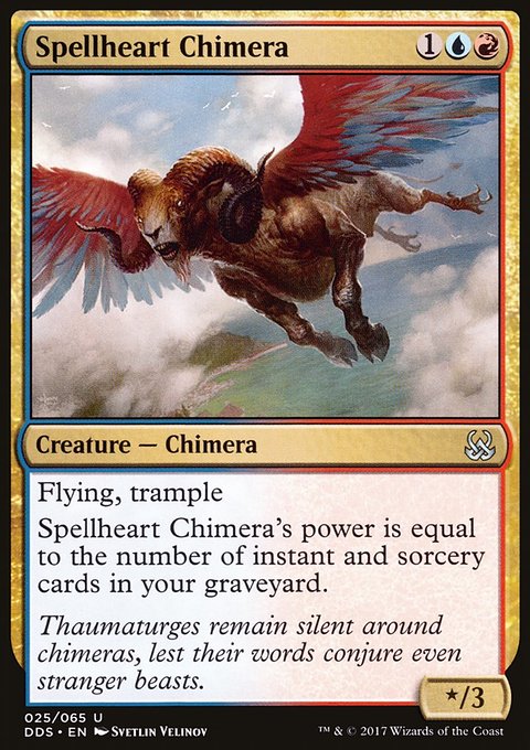 Spellheart Chimera, Duel Decks: Mind vs. Might #25, Magic: The Gathering card
