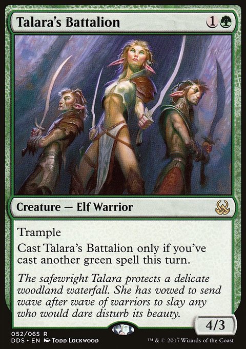 Talara's Battalion, Duel Decks: Mind vs. Might #52, Magic: The Gathering card