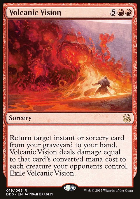 Volcanic Vision, Duel Decks: Mind vs. Might #19, Magic: The Gathering card