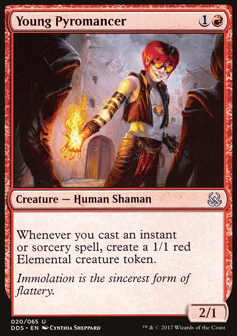 Young Pyromancer, Duel Decks: Mind vs. Might #20, Magic: The Gathering card