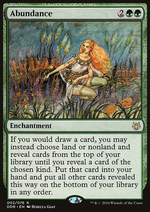 Abundance, Duel Decks: Nissa vs. Ob Nixilis #2, Magic: The Gathering card