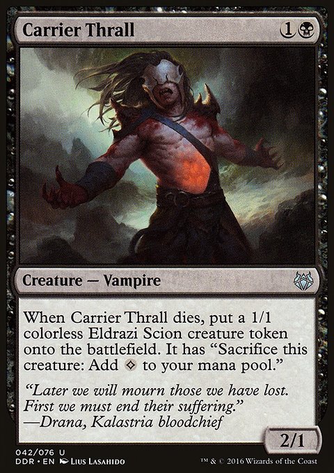 Carrier Thrall, Duel Decks: Nissa vs. Ob Nixilis #42, Magic: The Gathering card