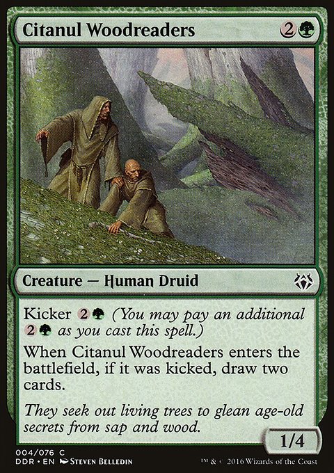 Citanul Woodreaders, Duel Decks: Nissa vs. Ob Nixilis #4, Magic: The Gathering card