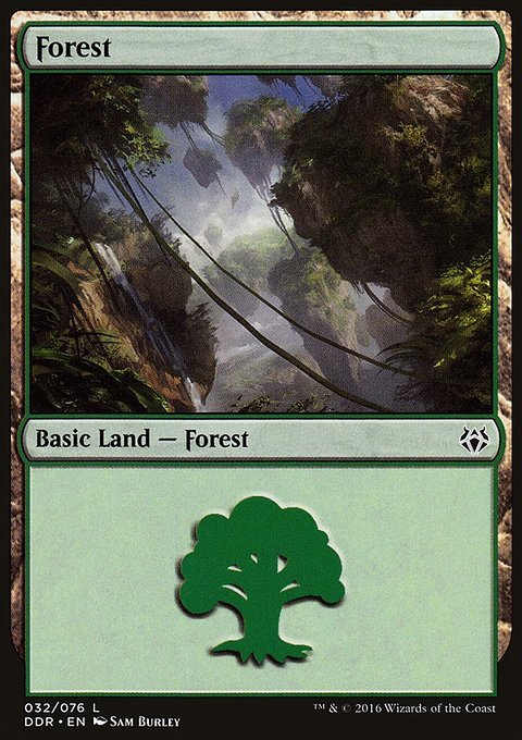 Forest, Duel Decks: Nissa vs. Ob Nixilis #32, Magic: The Gathering card